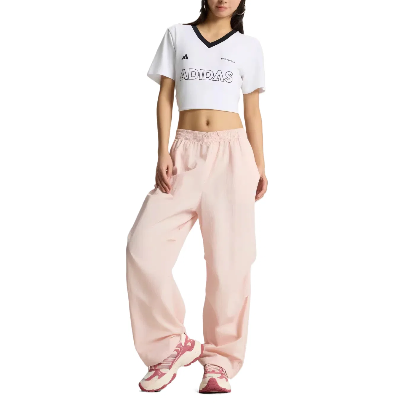 Футболка женская FW/AW25 Regular Adidas, White — фото 4