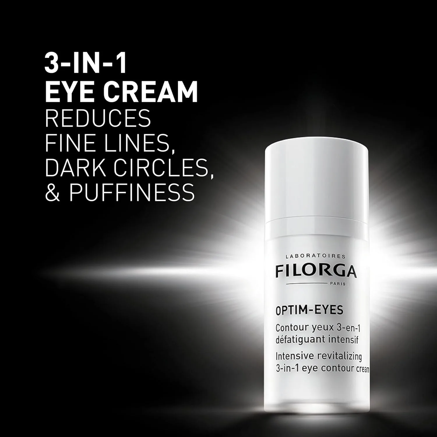 Крем для глаз Filorga Optim-Eyes, восстанавливающее средство 3-в-1 для быстрого уменьшения темных кругов, морщин и отечности вокруг глаз, 0,5 жидких унций. — фото 3