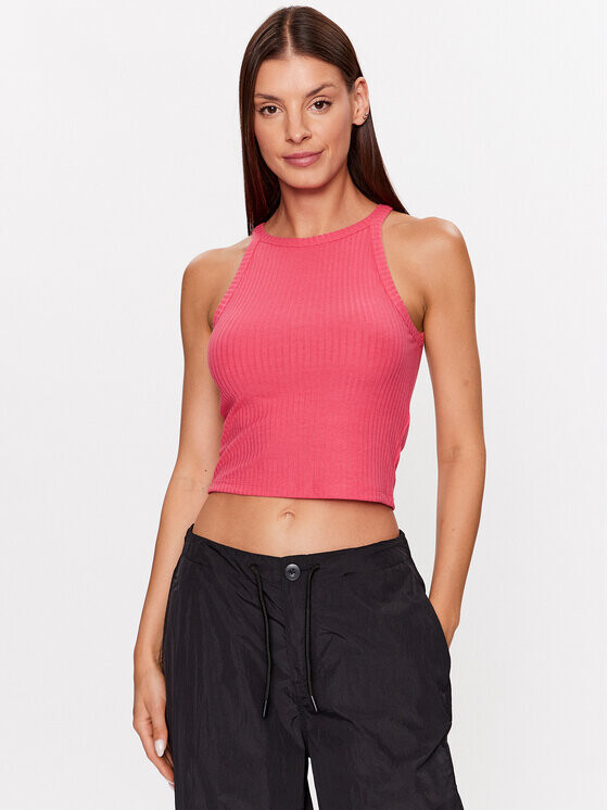 

Топ приталенного кроя Only, розовый