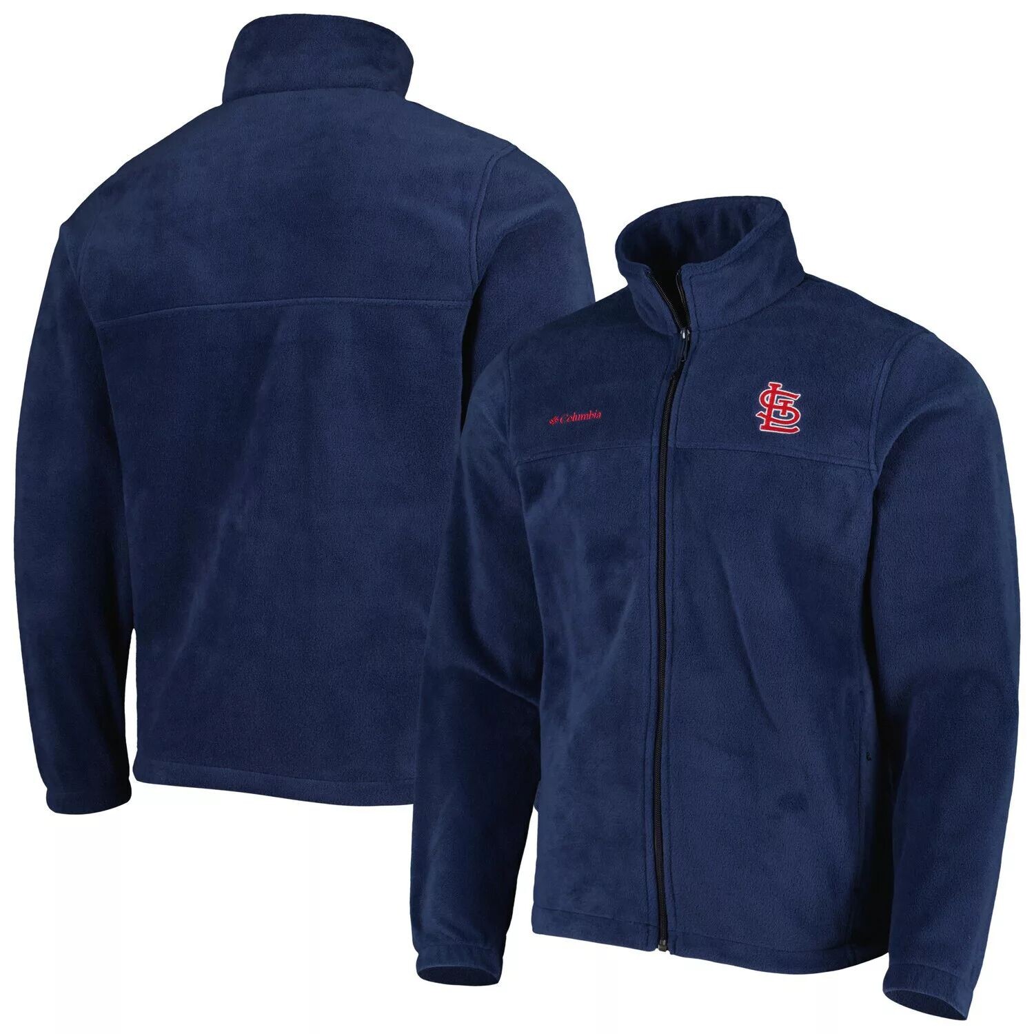 

Мужская куртка Columbia Navy St. Louis Cardinals Steens Mountain с молнией во всю длину