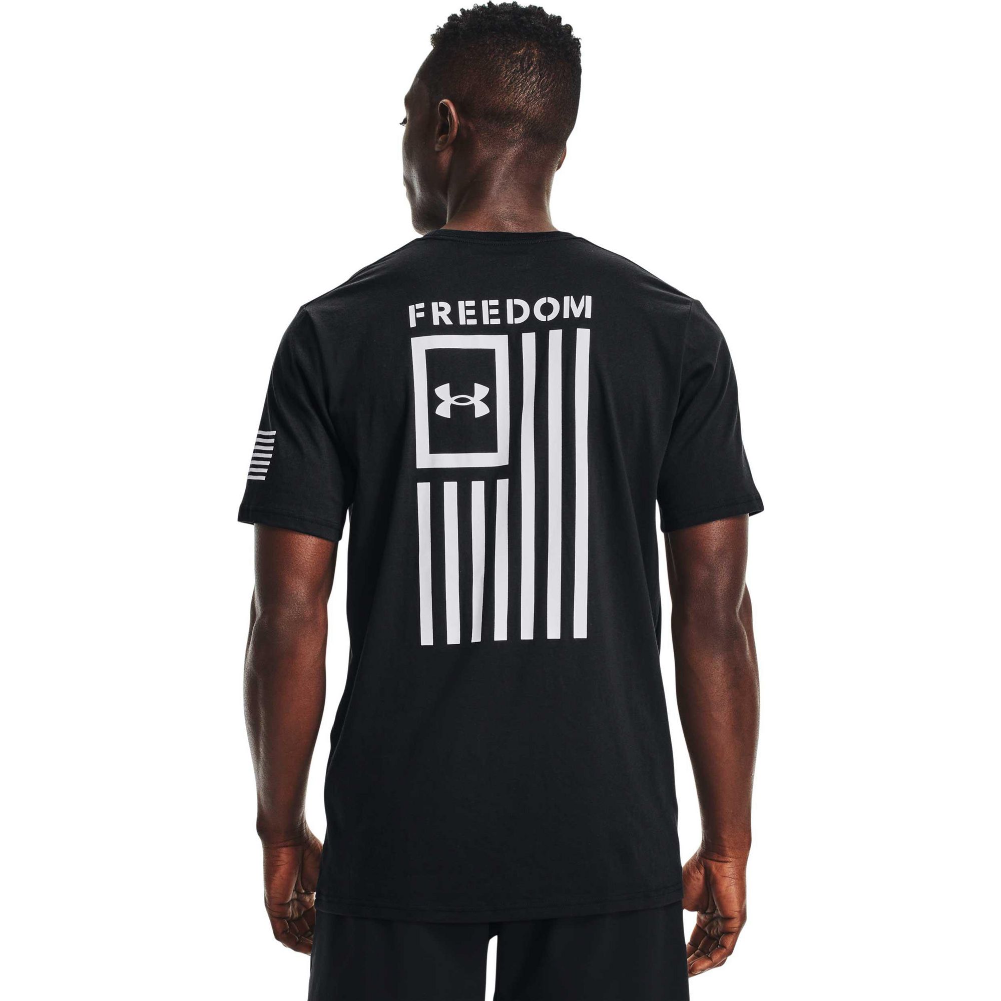 

Мужская футболка UA Freedom Flag Under Armour, Black/White, Белый, Мужская футболка UA Freedom Flag Under Armour, Black/White