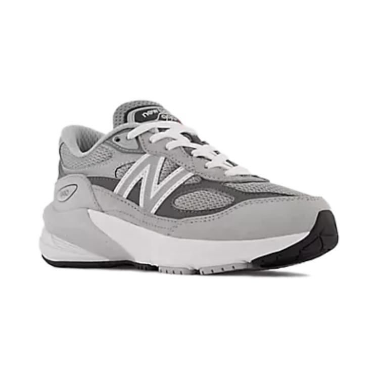 New Balance 990v6 Низкие Детские Беговые Кроссовки Серые — фото 3