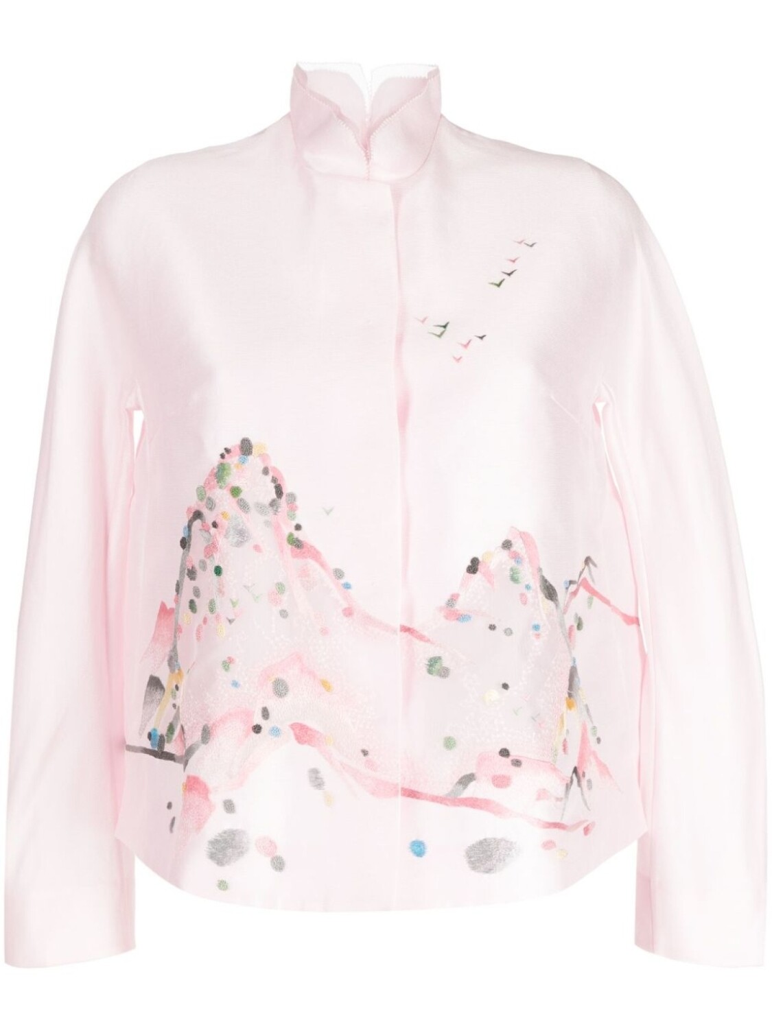 

SHIATZY CHEN жакет Renascent Collection со вставками из органзы, розовый