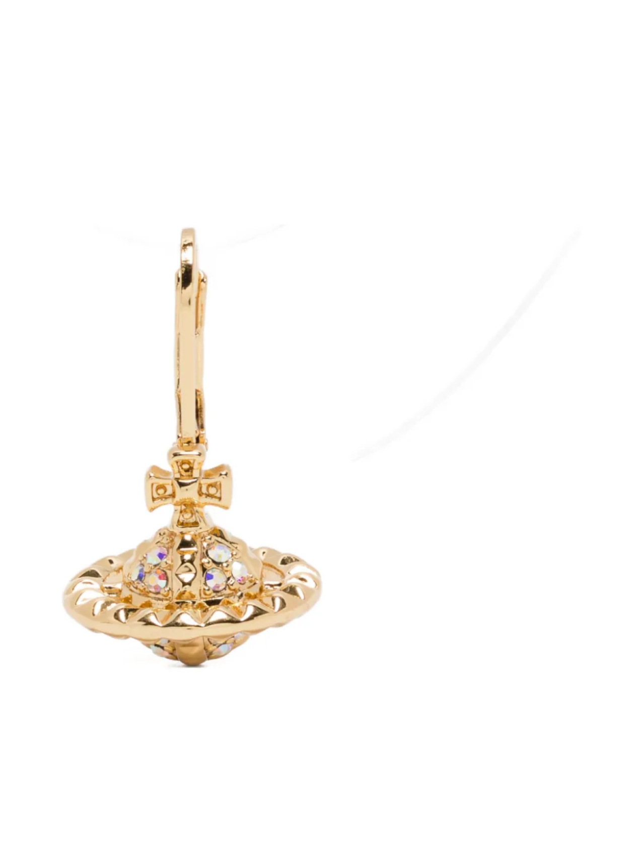 

Серьги Vivienne Westwood в форме шара, украшенные кристаллами, золотой