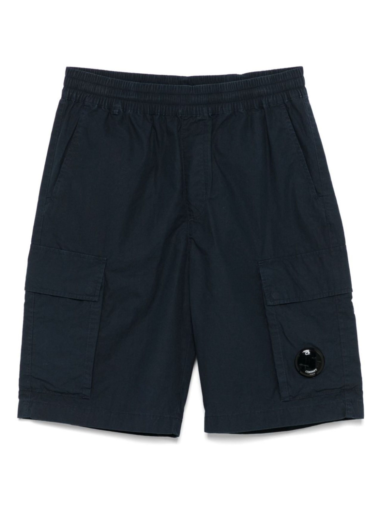 

C.P. Company Kids шорты с декором Lens, синий