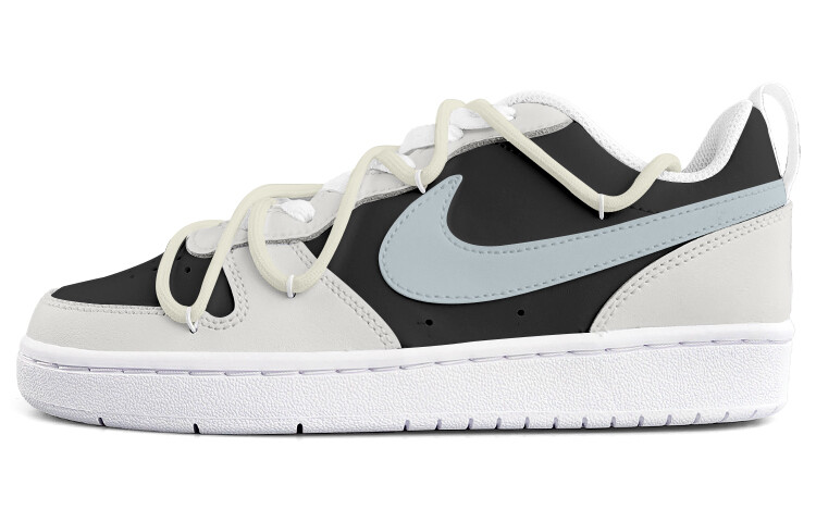 

Кроссовки Nike Court Borough Skateboarding Shoes Women's Low-top Gray, черный