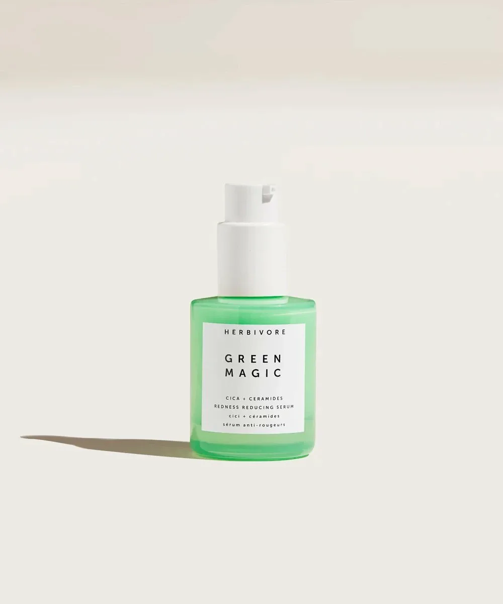 Восстанавливающая сыворотка Green Magic / Веганская сыворотка на растительной основе для чувствительной кожи и кожи, склонной к акне Herbivore Botanicals, ONE