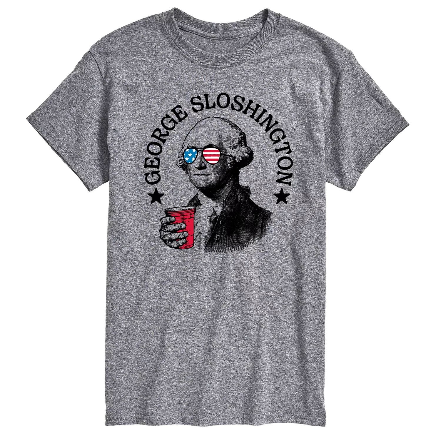 

Мужская футболка с рисунком George Sloshington Licensed Character