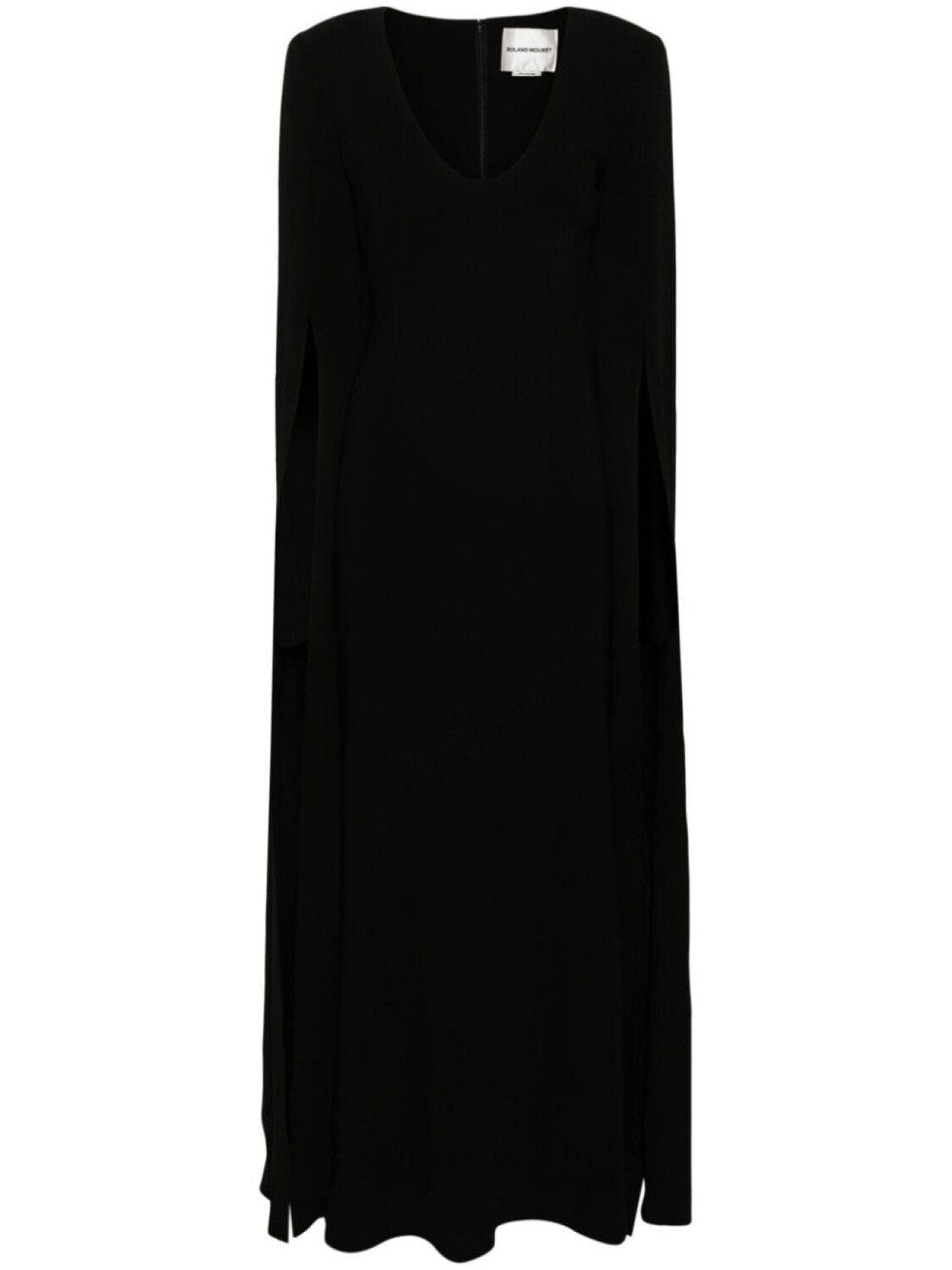 

Roland Mouret платье макси с разрезами на рукавах, черный