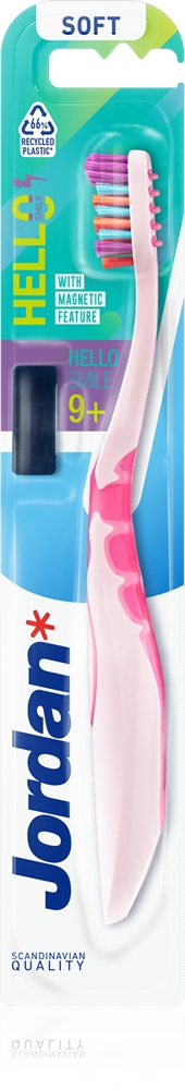 

Мягкая зубная щетка Hello Smile для детей Jordan, 1 шт