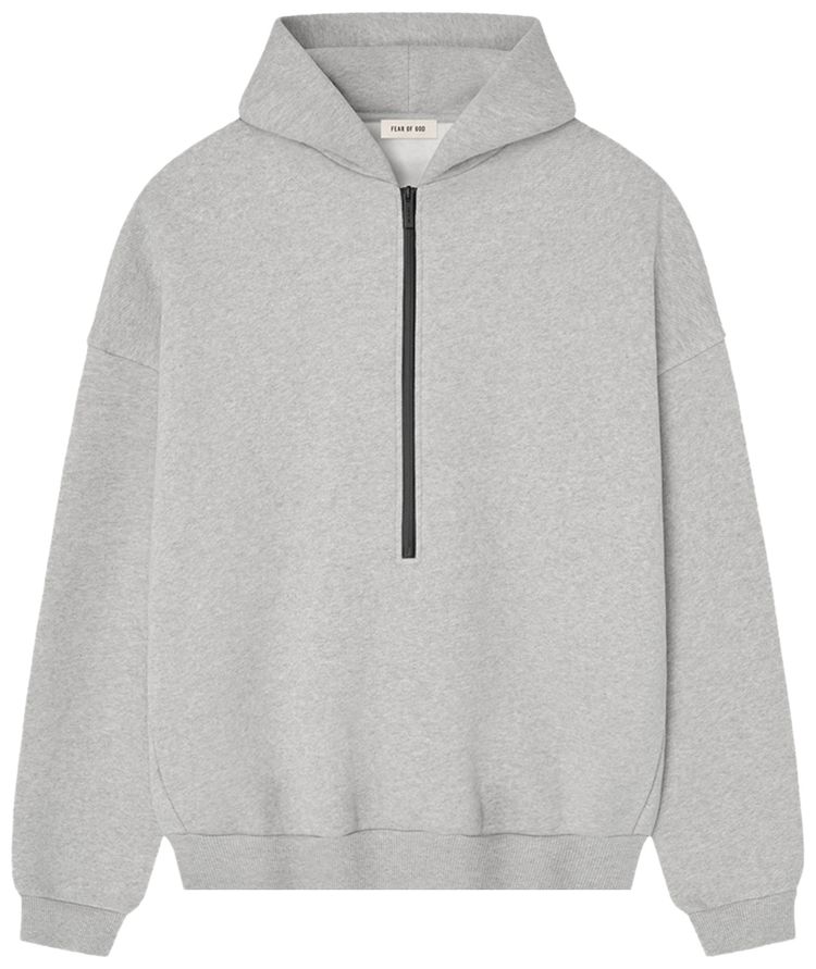 

Спортивная толстовка Fear of God с застежкой-молнией до середины груди, серый