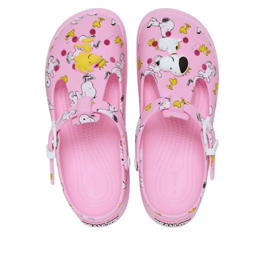 Сандалии Crocs x Peanuts Snoopy Mary Jane Clog 'Peanuts and Woodstock', розовый — фото 3
