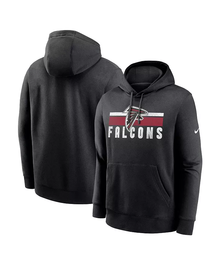 

Мужская черная толстовка с капюшоном Atlanta Falcons Club Fleece Pullover Hoodie Nike