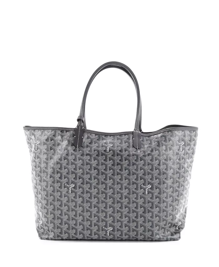 

Сумка-тоут PM Saint Louis с принтом из лакированного полотна Pre-Owned Goyard, серый