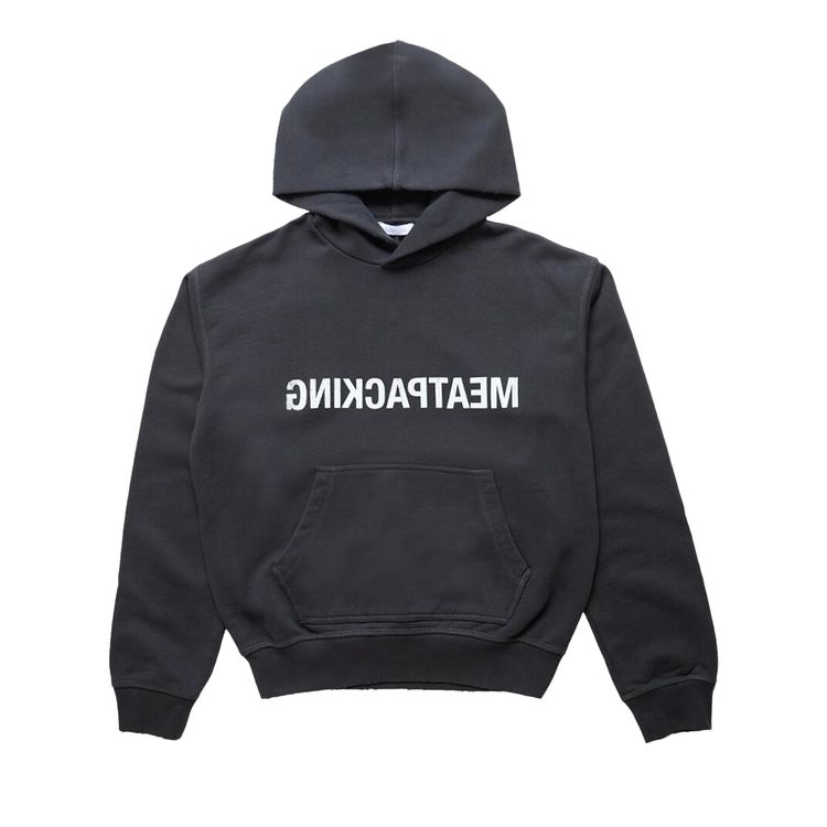 

Худи Helmut Lang Meatpacking Hoodie 'Black', черный
