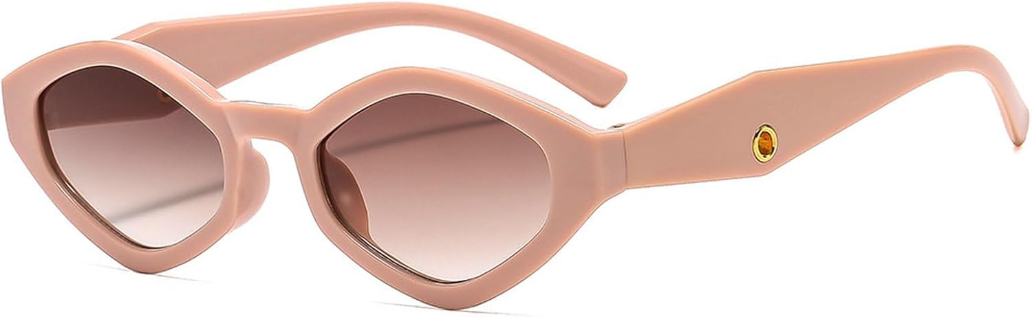 

Винтажные солнцезащитные очки «кошачий глаз» для женщин и мужчин, 2025 год, дизайнерские модные солнцезащитные очки-маски, женские тренды, очки для активного отдыха, защита от УФ-излучения UV400 mincl, Light Pink