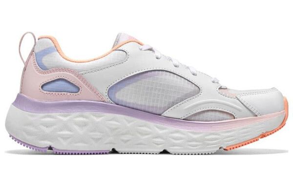 Кроссовки (WMNS) Skechers Max Cushioning Delta Running Shoes 'White Orange Purple', белый — фото 2