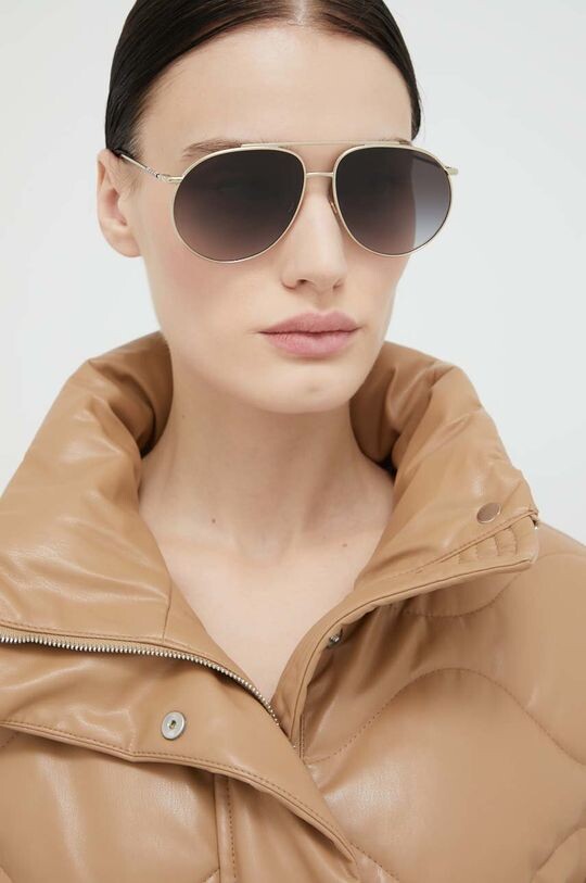 

Солнцезащитные очки Burberry, золотой