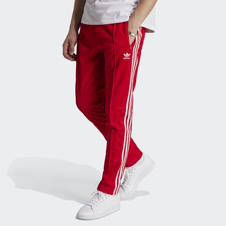 

спортивные брюки adicolor Beckenbauer adidas Originals, цвет better scarlet/white