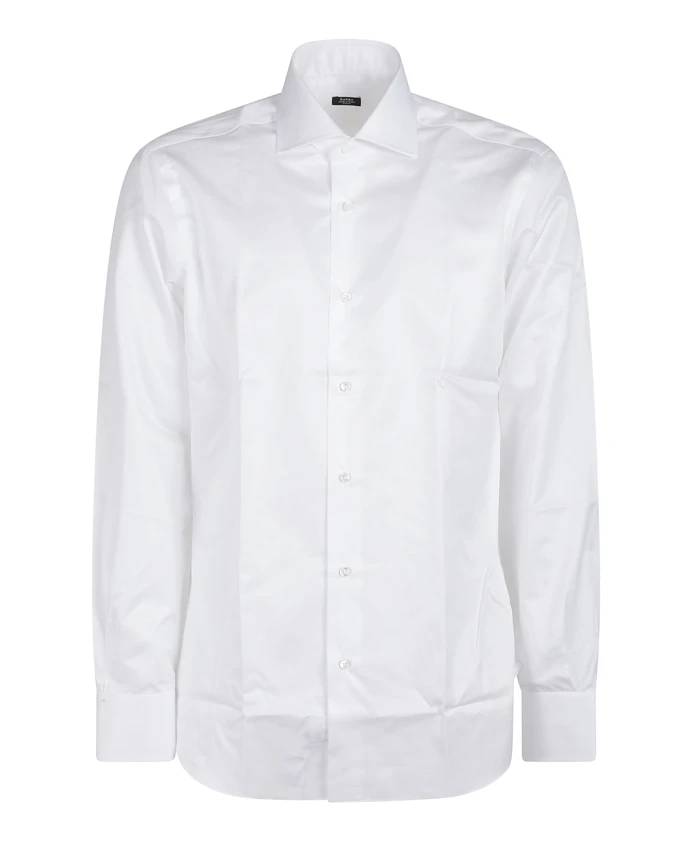 

Стильная рубашка с длинными рукавами Barba Napoli, белый