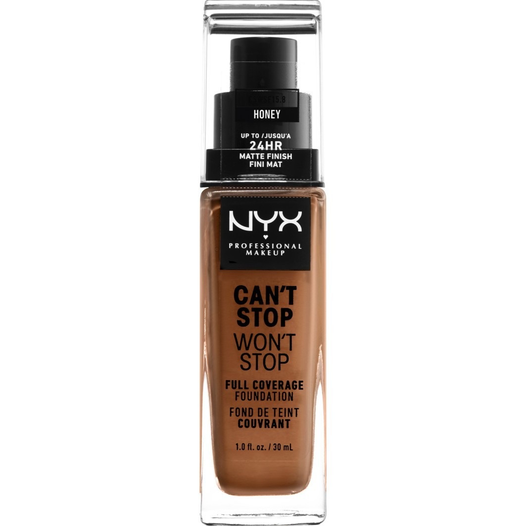 

Тональный крем для лица wedding can't stop won't stop 24-hour Nyx Professional Makeup, 27 - honey, объем 30 мл
