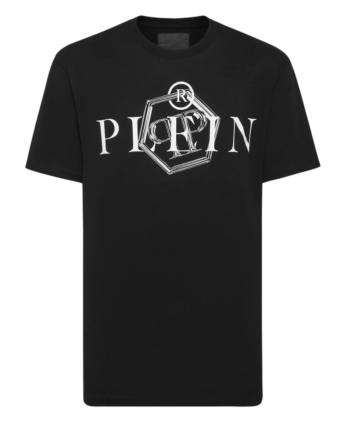 

Футболка с круглым вырезом, размер S. Philipp Plein, черный