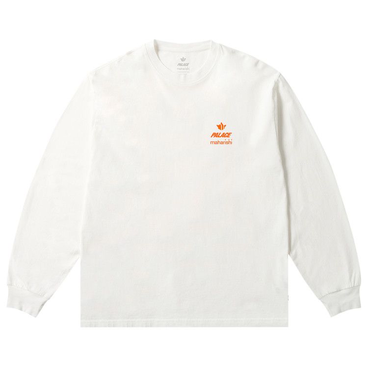 

Лонгслив Palace x Maharishi Shaolin Tag Long-Sleeve, White