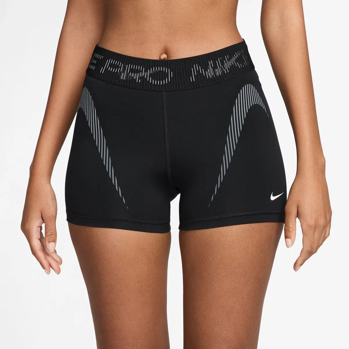 

Короткие женские леггинсы Nike Pro, черный