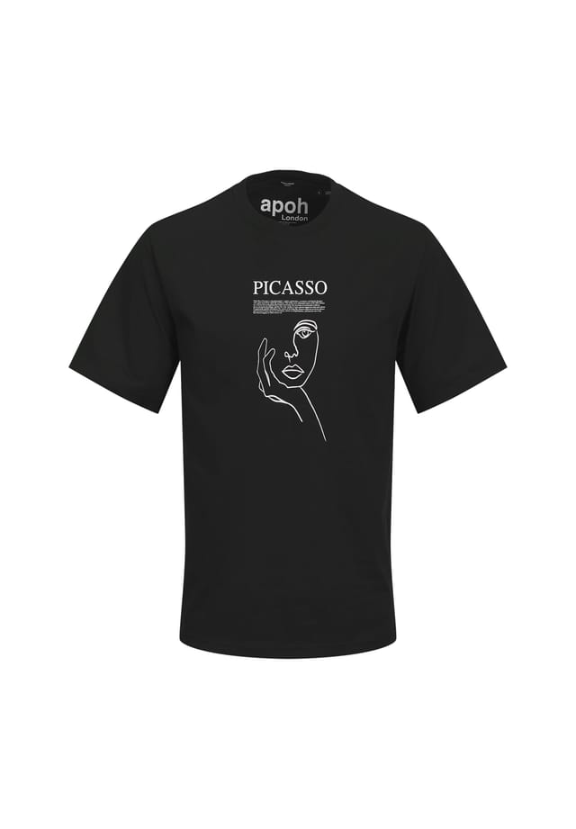 

Футболка с короткими рукавами Picasso Jack & Jones, черный