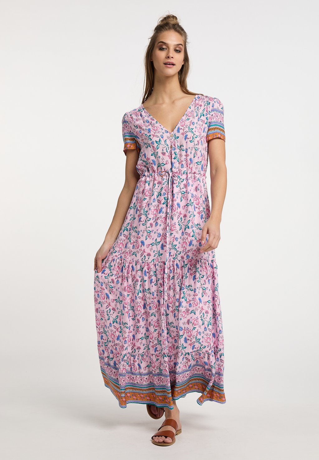 

Платье макси MIT BLUMENPRINT usha, цвет Rosa Mehrfarbig