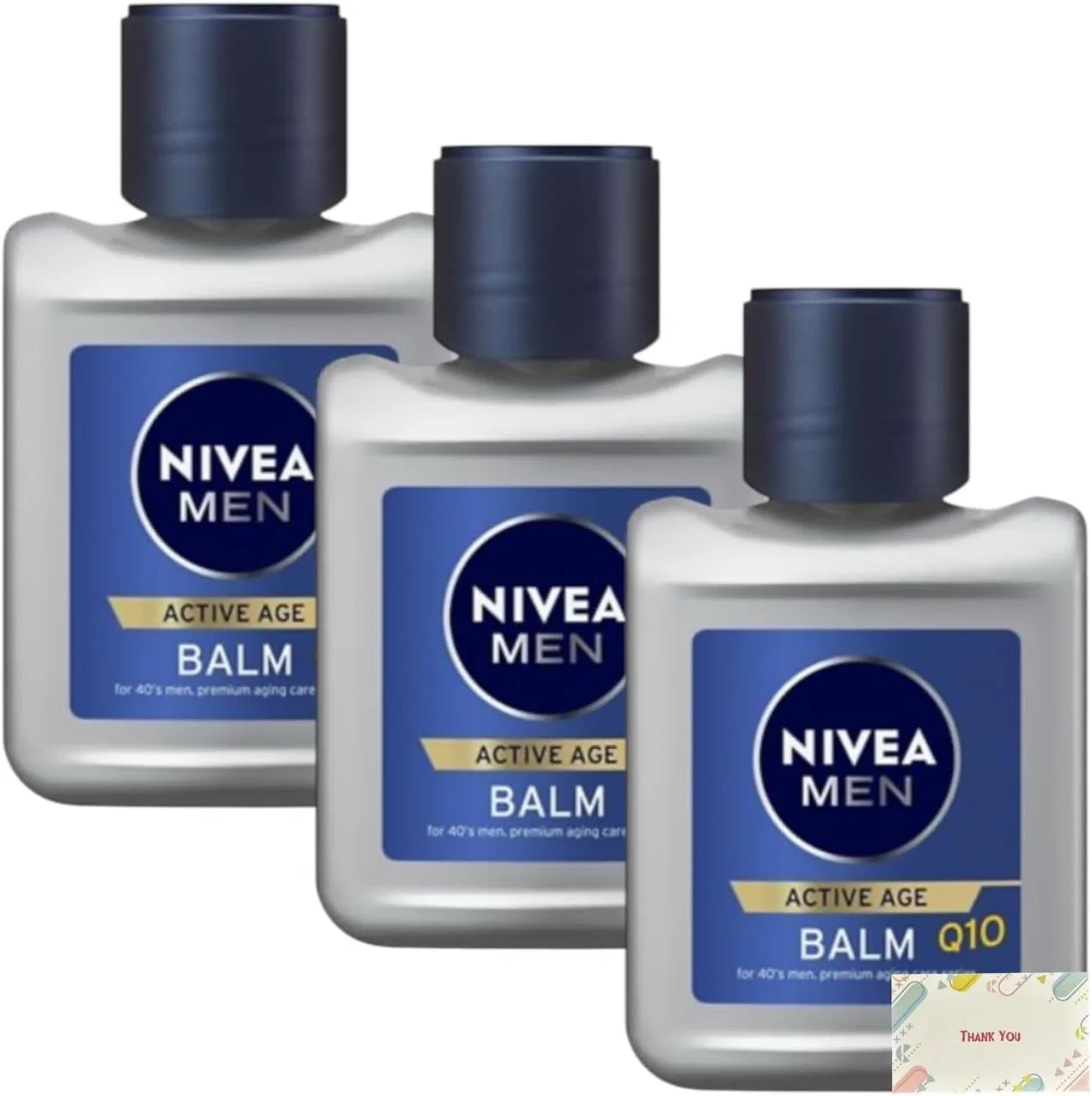 Набор для ухода за кожей Nivea Men Active Age Balm, 3 шт по 110 мл, эмульсия