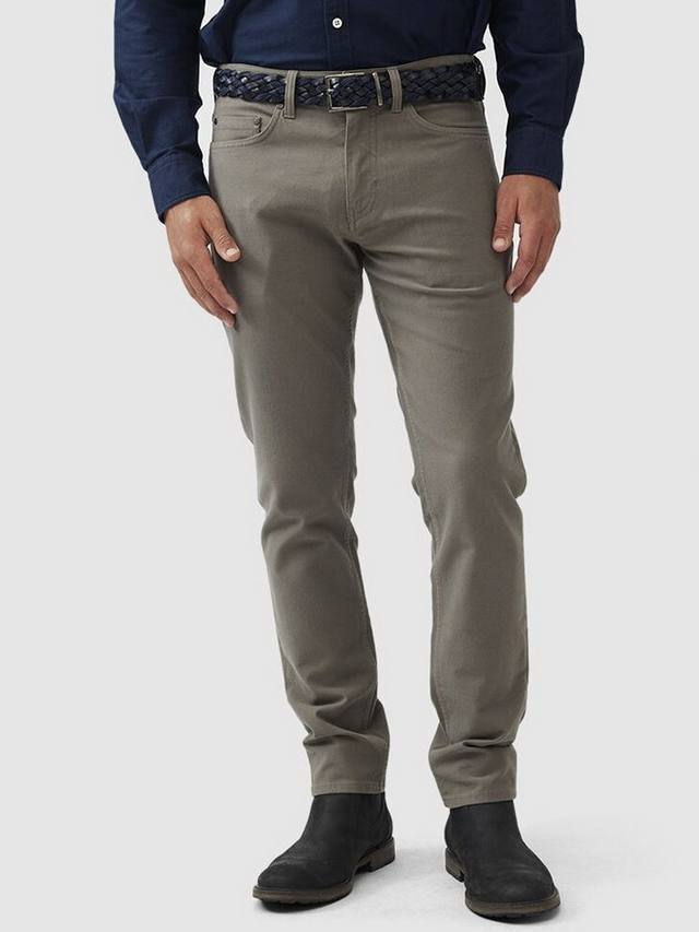 

Прямые джинсы Motion 2 с эффектом стрейч из хлопка Rodd & Gunn, Pebble