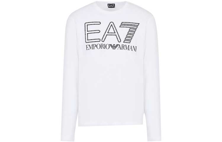 Футболка EA7 для мужчин EMPORIO ARMANI, белый — фото 4