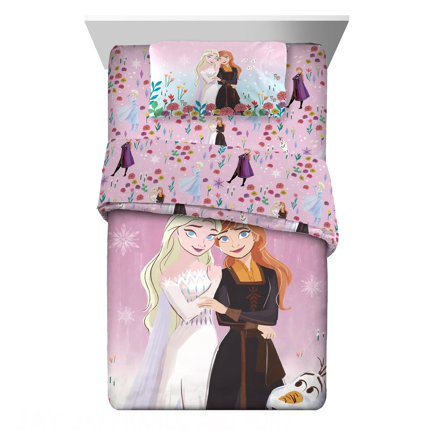 

Комплект постельного белья Disney Frozen Kids, розовый