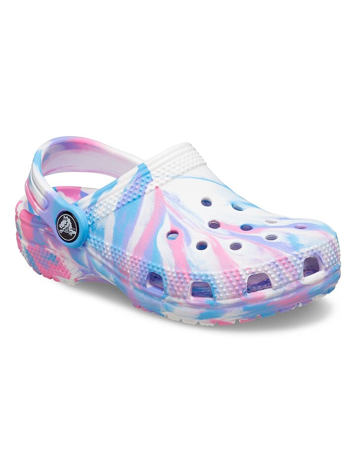 

Сабо Crocs Classic, цвет weiß/pink/blau