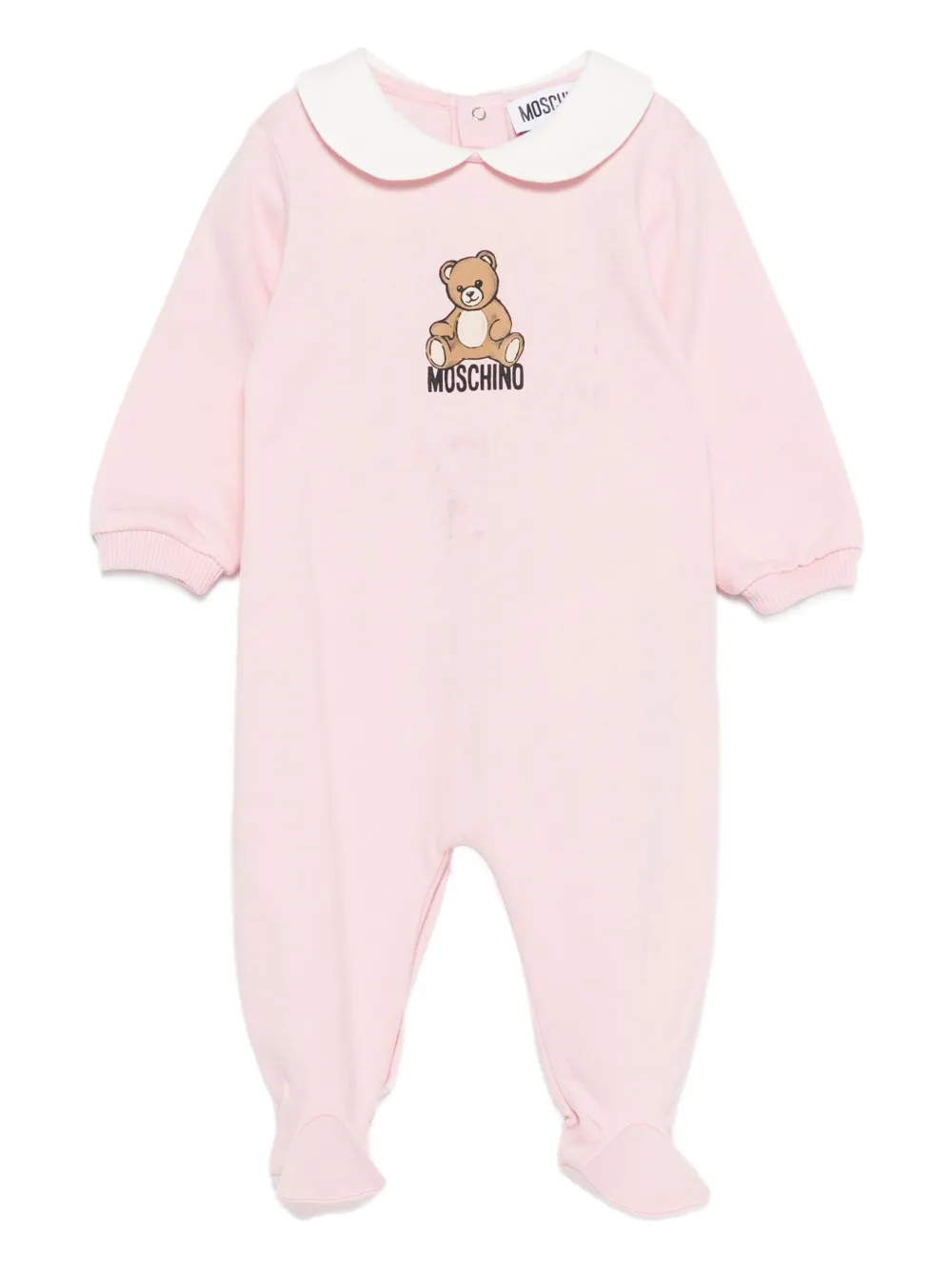 

Пижама с принтом Teddy Bear Moschino Kids, розовый