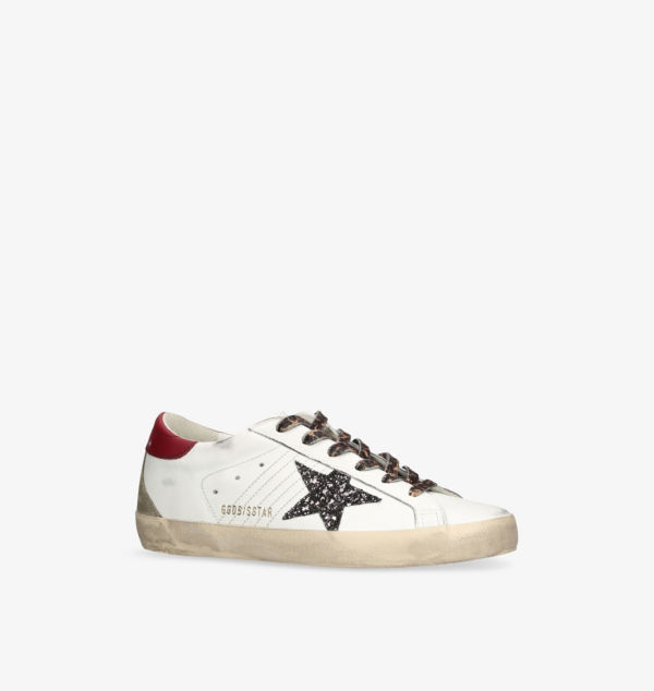 Низкие кожаные кроссовки Super-Star 82813 Golden Goose, мультиколор — фото 3