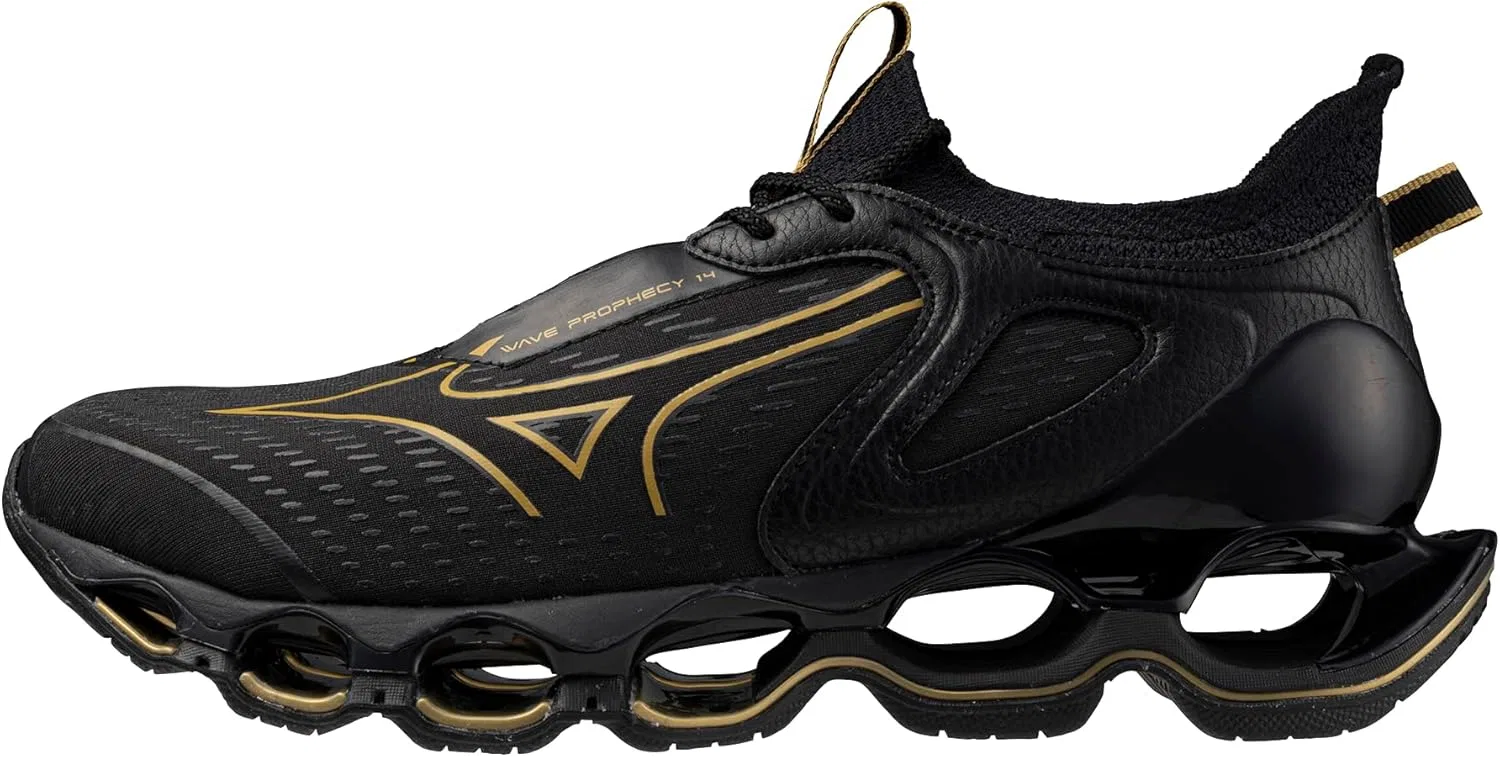 Мужские беговые кроссовки Mizuno Wave Prophecy 14, Black Gold