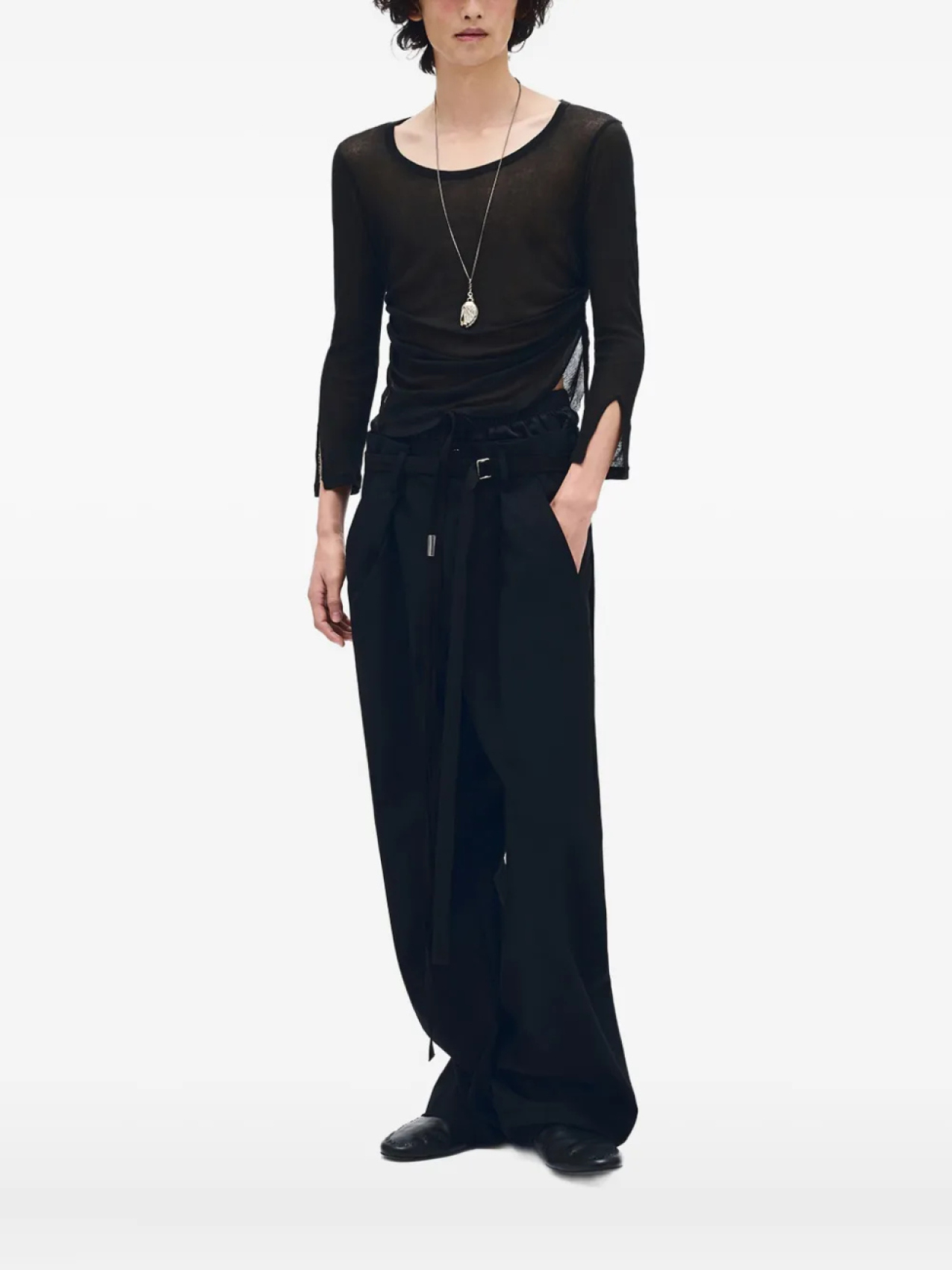 

Ann Demeulemeester футболка Margon, черный