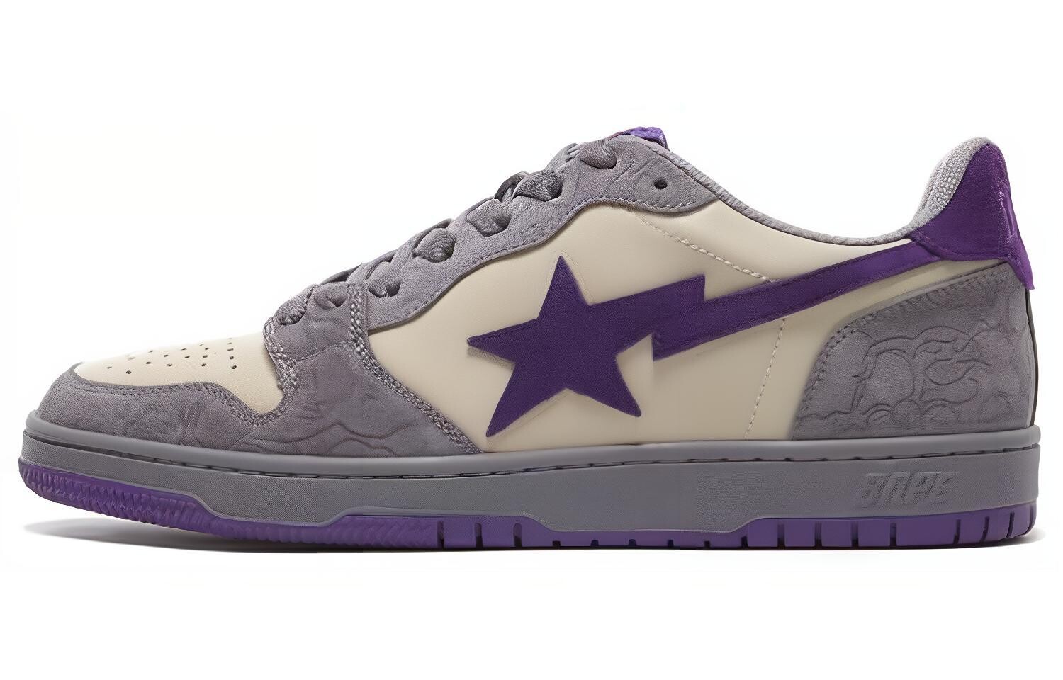 BAPE Court Sta Mist Серый Королевский Фиолетовый A Bathing Ape