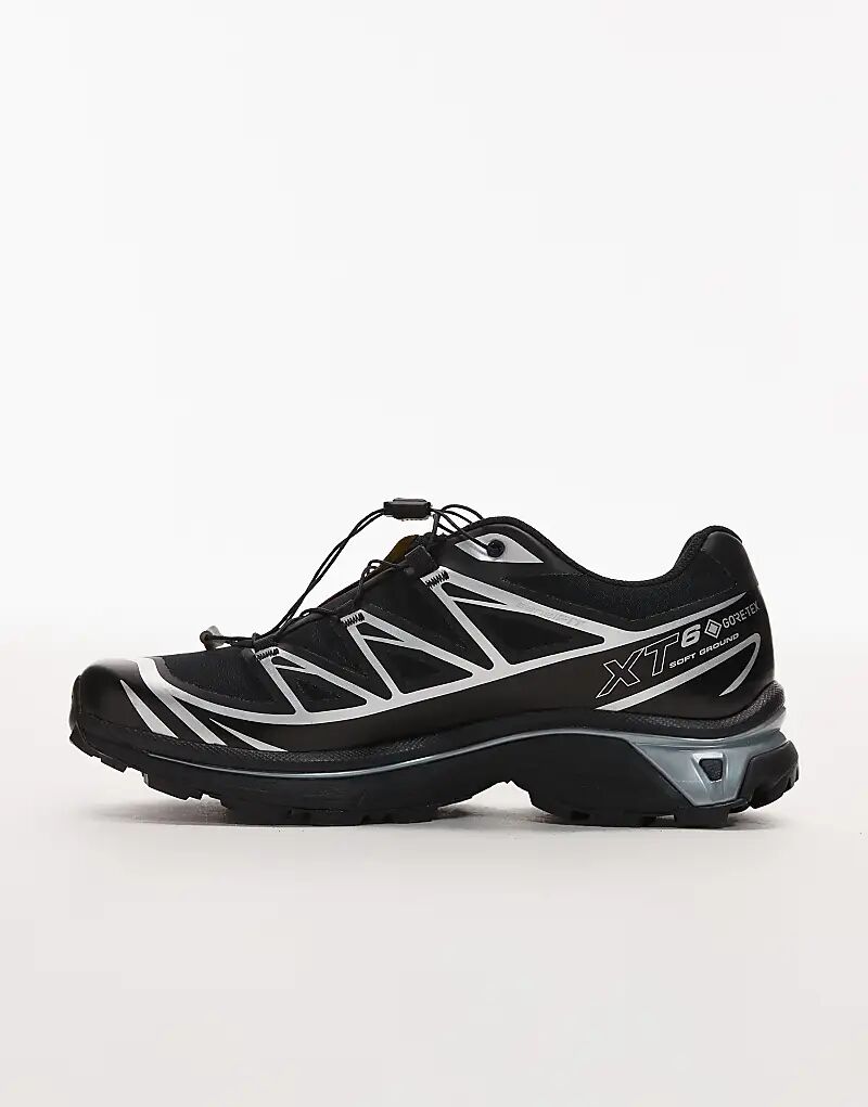 Кроссовки Salomon XT-6 GTX унисекс черного цвета — фото 2