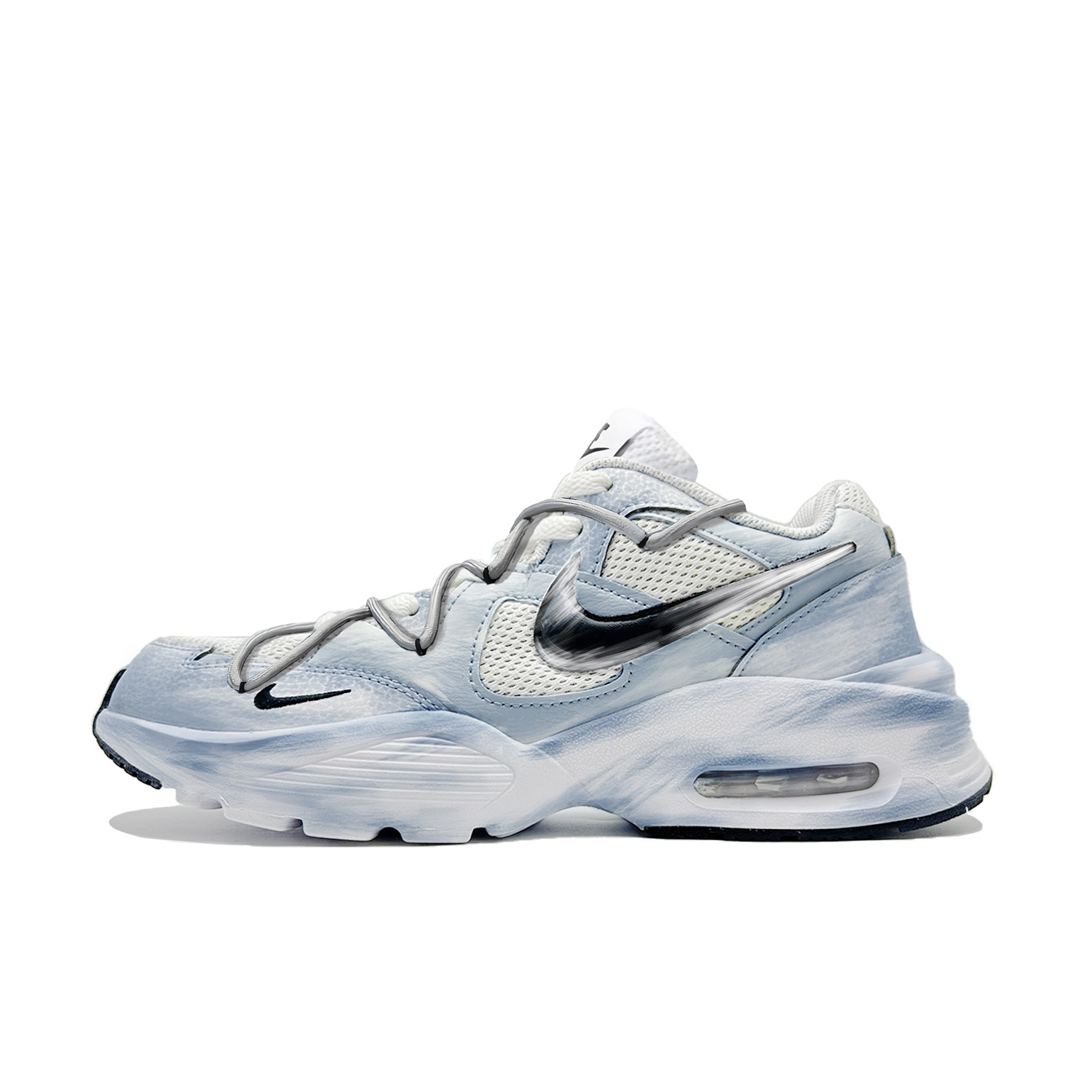 

Nike Кроссовки Air Max Fusion Anti Slip с низким верхом, износостойкие, мужские, небесно-голубые