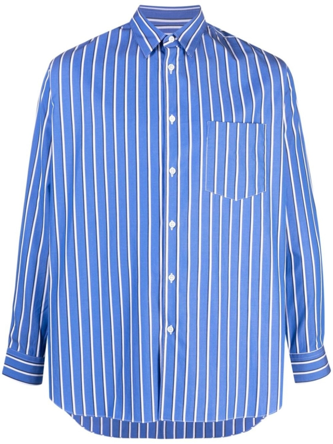 

Comme Des Garçons Shirt рубашка в вертикальную полоску, синий