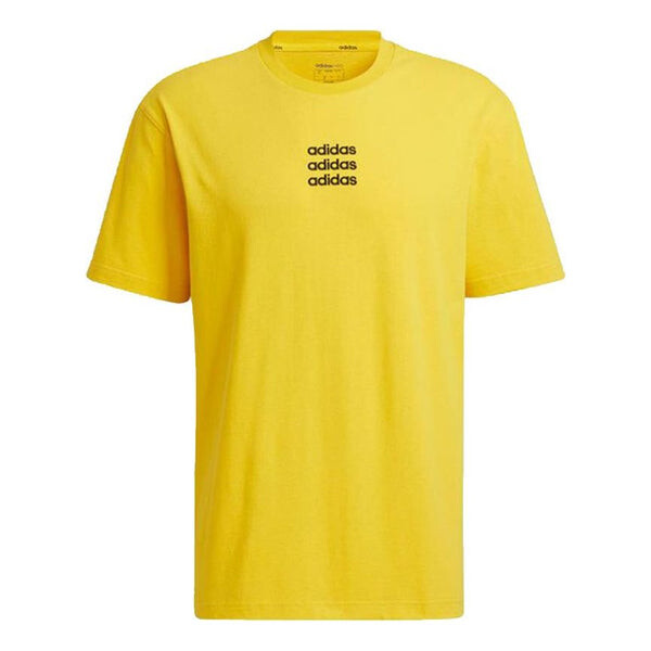 

Футболка neo casual breathable sports short sleeve yellow Adidas, мультиколор