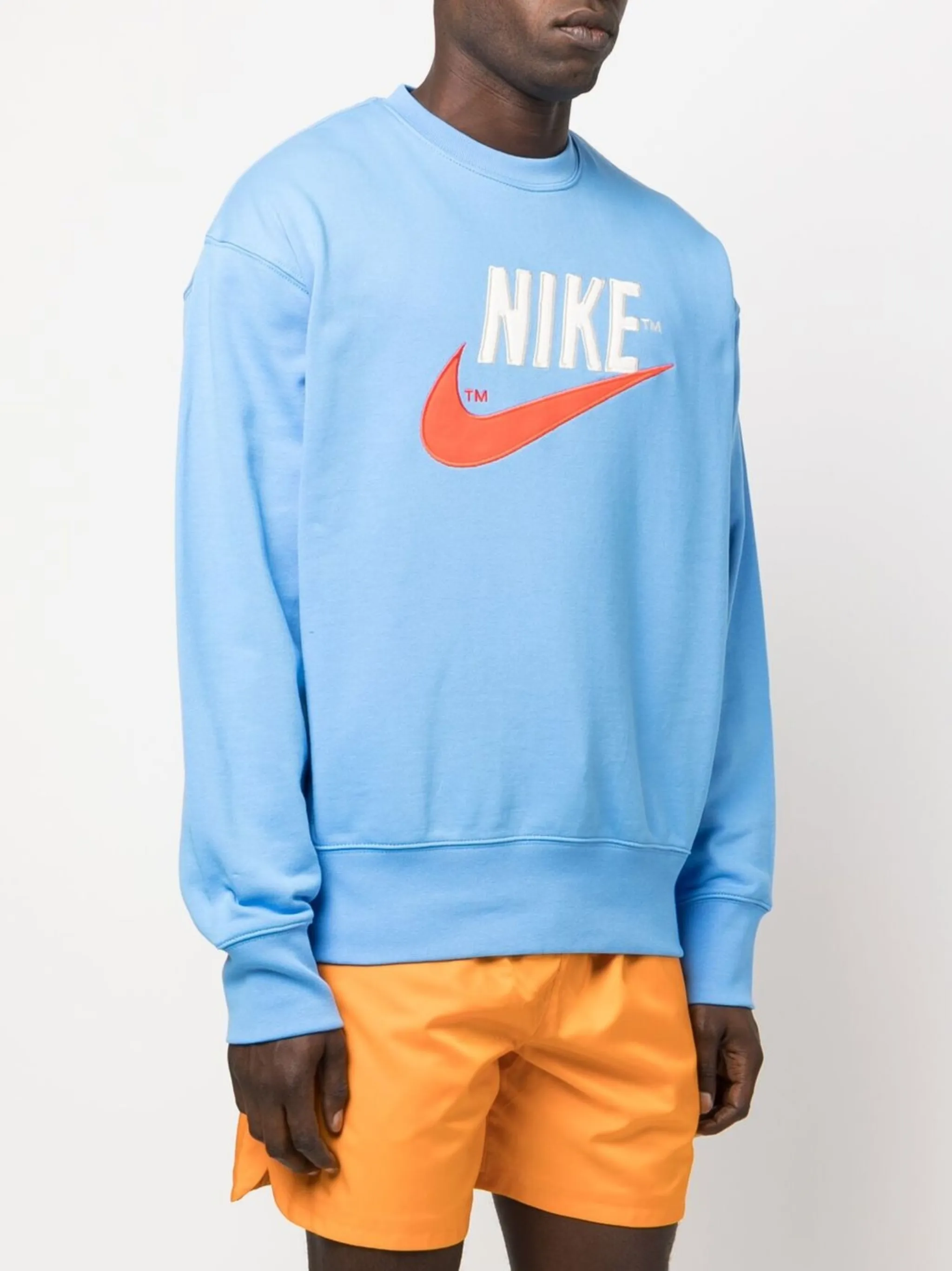 Толстовка с логотипом Nike, синий — фото 3