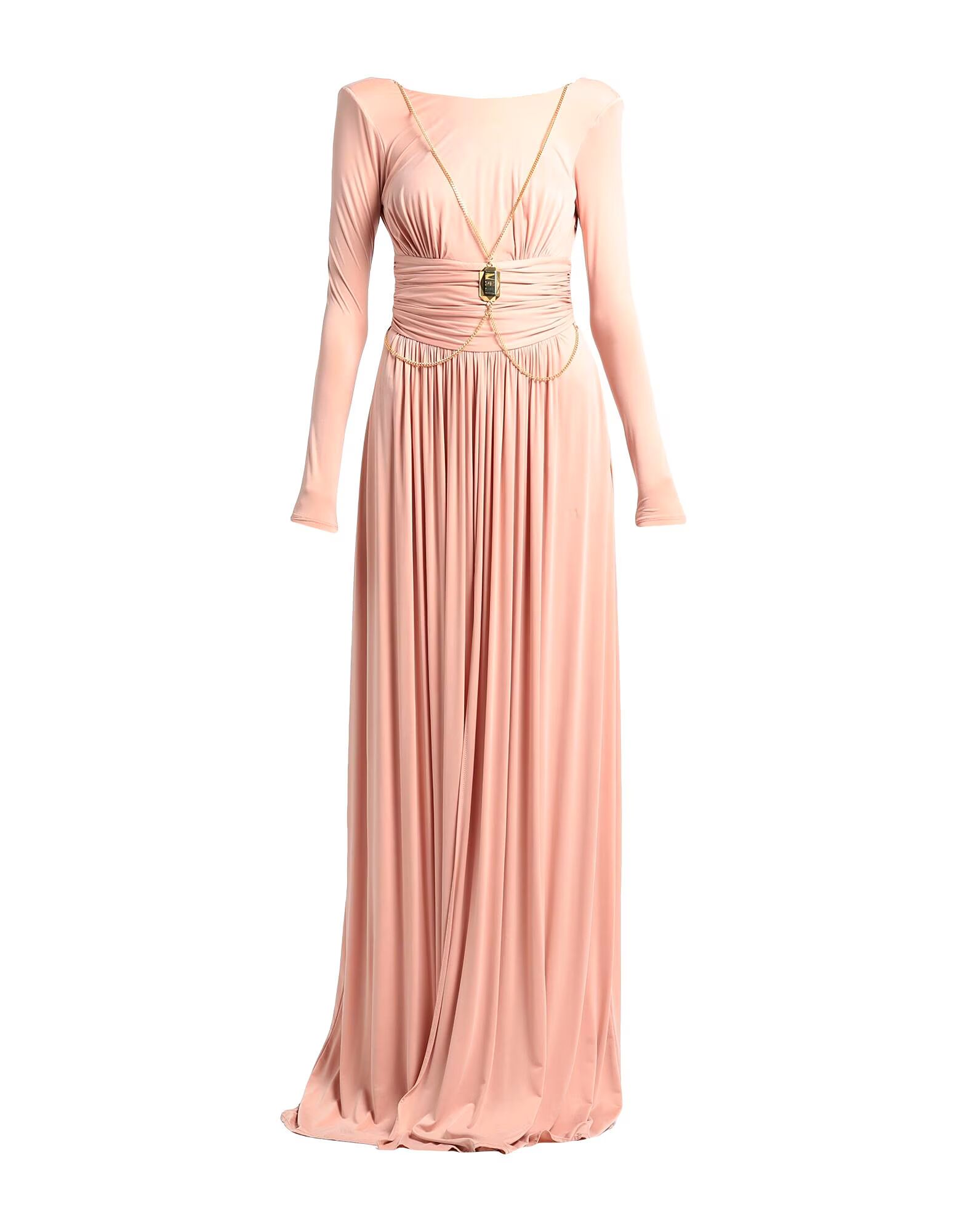 

Макси платье Red Carpet Elisabetta Franchi, бледно-розовый