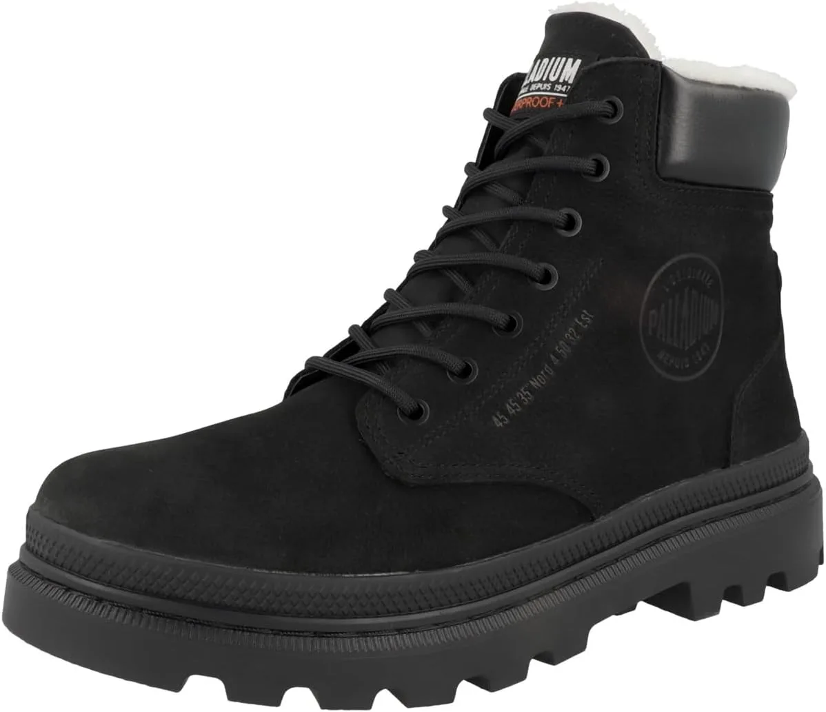 Ботинки Palladium Unisex Pallatrooper SC WPS для активного отдыха, черный — фото 4