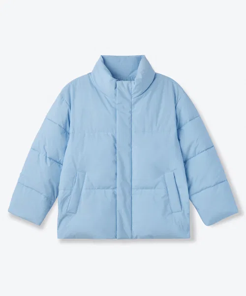 Куртка утепленная Daily Puffer Short от MUSINSA STANDARD KIDS, небесно-голубой — фото 2