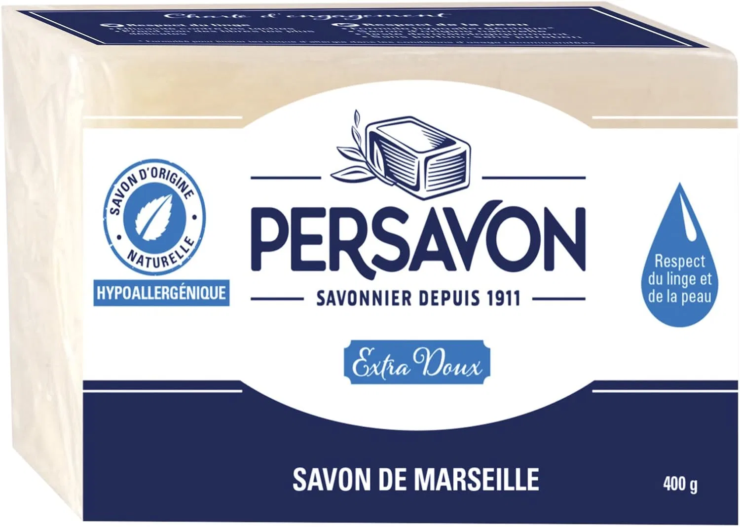 Марсельское мыло Persavon Extra Soft, 400 г, 3 шт. Persavon