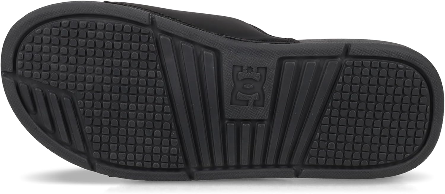Мужские шлепанцы DC Bolsa Dc Shoes, черный/красный/серый — фото 4